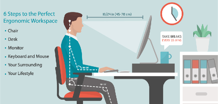 6 ways to make sitting at your desk more ergonomic